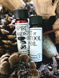 spirit of toadstool oil bottles