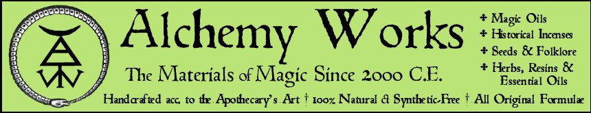 Alchemy Works Oils, Incense, Herbs and Seeds for Magic
