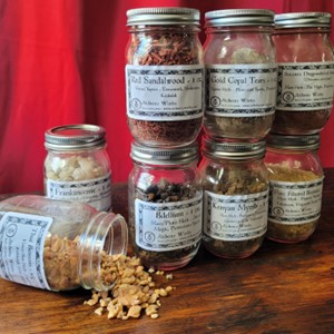 Resins in mason jars
